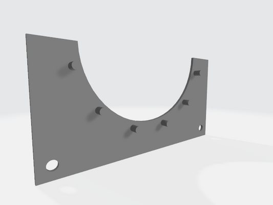 Plate Support Assembly (Round)